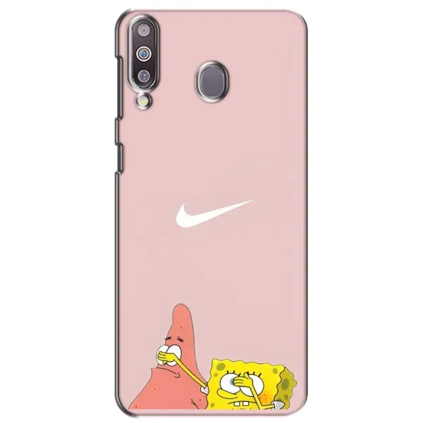 Чохол з принтом «Патрік і Губка» для Samsung Galaxy M30 (M305)
