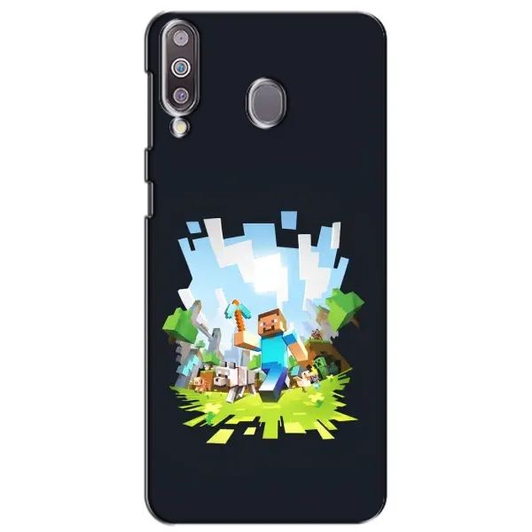 Чохол з принтом «персонажі Minecraft» для Samsung Galaxy M30 (M305) Чохол з принтом «персонажі Minecraft» для Samsung Galaxy M30 (M305)
