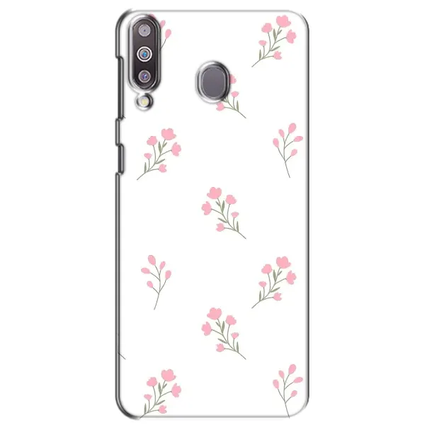 Чехол с принтом «Розовые цветы» для Samsung Galaxy M30 (M305)