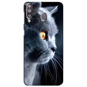 Чохли з Котиками для Samsung Galaxy M30 (M305) (VPrint) (Сірий Кіт)
