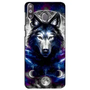 Защитные чехлы для Самсунг М30 (AlphaPrint) (ХИТ продаж) ВОЛК (Волк)