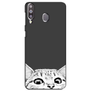 Чохол на Самсунг Ґелексі M30 з Котиками (VPrint) (Виглядає котик)