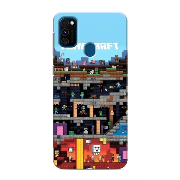 Чехол с принтом «фон Minecraft» для Samsung Galaxy M30s (M307)