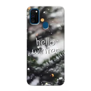 Новорічні, Святкові Чохли для Samsung Galaxy M30s (M307) - 2024 год (Hello winter)