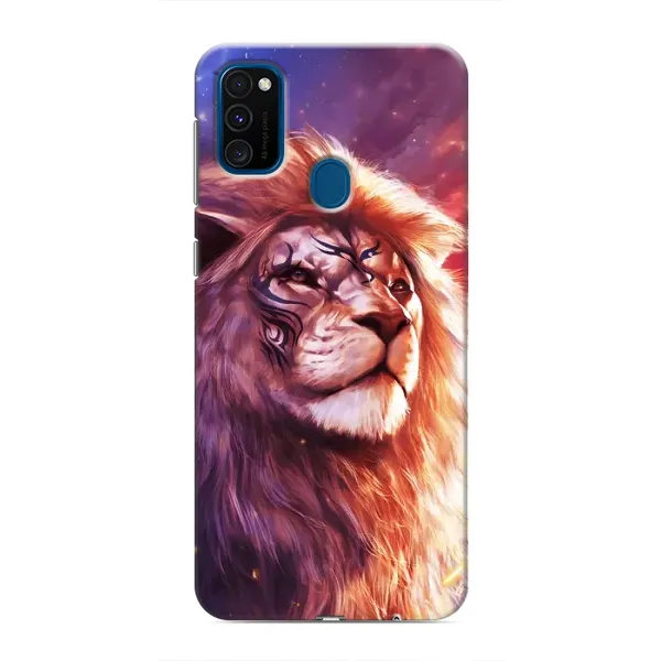 Чехол с принтом «Красочный Лев» для Samsung Galaxy M30s (M307)