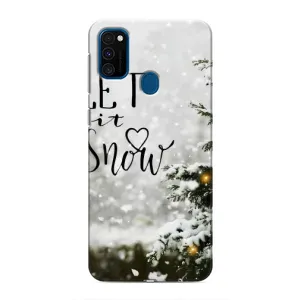 Новорічні, Святкові Чохли для Samsung Galaxy M30s (M307) - 2024 год (Let it snow)