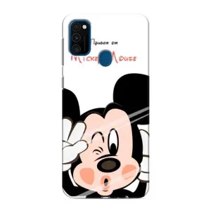 Міккі Маус чохол для Samsung Galaxy M30s (M307) (AlphaPrint - Мультяшні) (Маус Міккі)