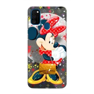 Чохол Disney Mouse Samsung Galaxy M30s (M307) (PREMIUMPrint) (Minni з бантіком)
