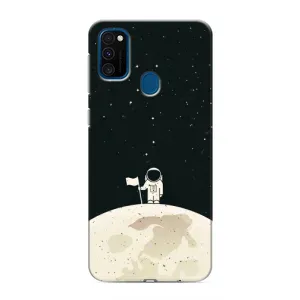 Космічні Чохли для Самсунґ Ґалаксі М30с (VPrint) (На місяці)