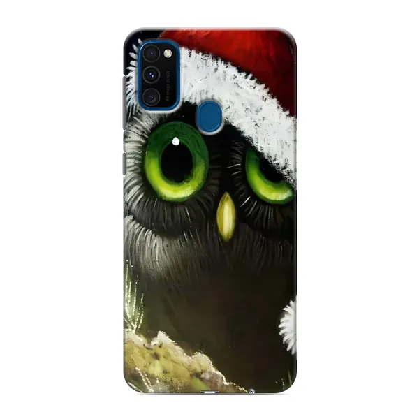 Чехол с принтом «Новогодняя Сова» для Samsung Galaxy M30s (M307) Чехол с принтом «Новогодняя Сова» для Samsung Galaxy M30s (M307)