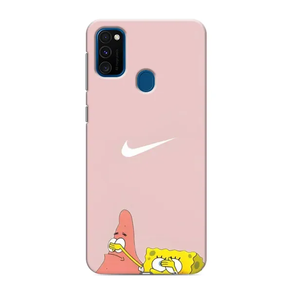 Чохол з принтом «Патрік і Губка» для Samsung Galaxy M30s (M307)