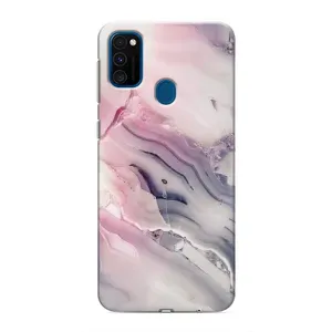 Мраморный чехол на Samsung Galaxy M30s (M307) (VPrint) (Пурпурный Мрамор)