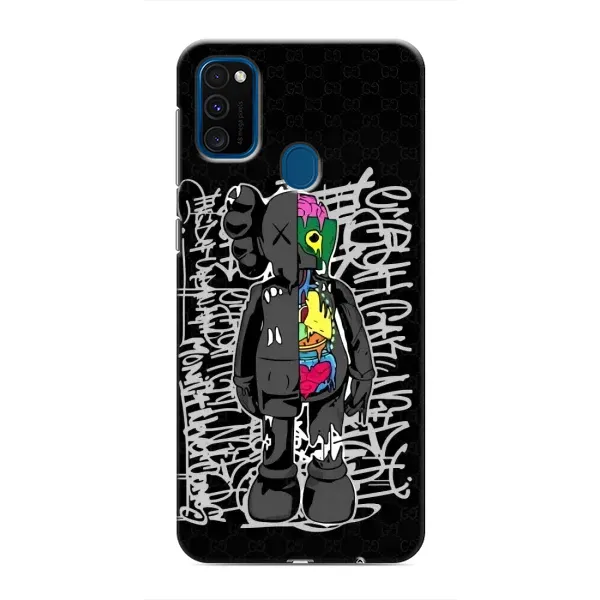 Чохол з принтом «Стиль Bearbrick» для Samsung Galaxy M30s (M307)