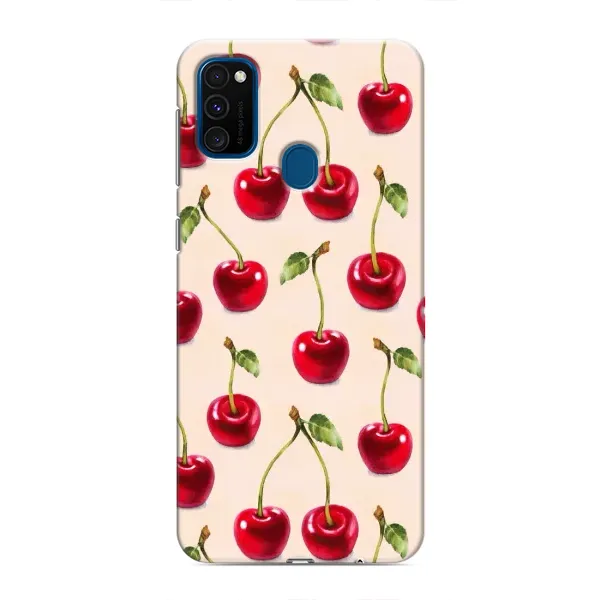 Чохол з принтом «Черешня» для Samsung Galaxy M30s (M307)