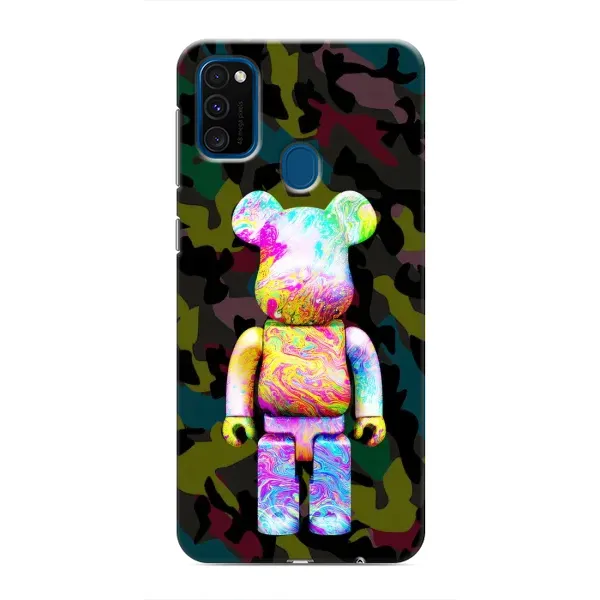 Чохол з принтом «Яскравий Bearbrick» для Samsung Galaxy M30s (M307)