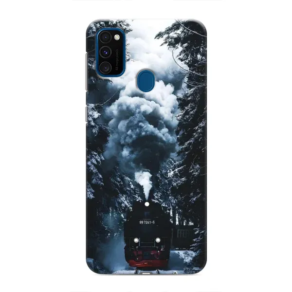 Чехол с принтом «Зимний поезд» для Samsung Galaxy M30s (M307) Чехол с принтом «Зимний поезд» для Samsung Galaxy M30s (M307)