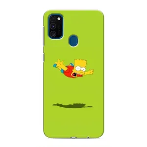 Чехол с Симпсонами для Samsung Galaxy M31 (VPrint) (Барт Симпсон)