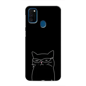 Чохол з малюнком кіт на Samsung Galaxy M31 (Байдужий кіт)