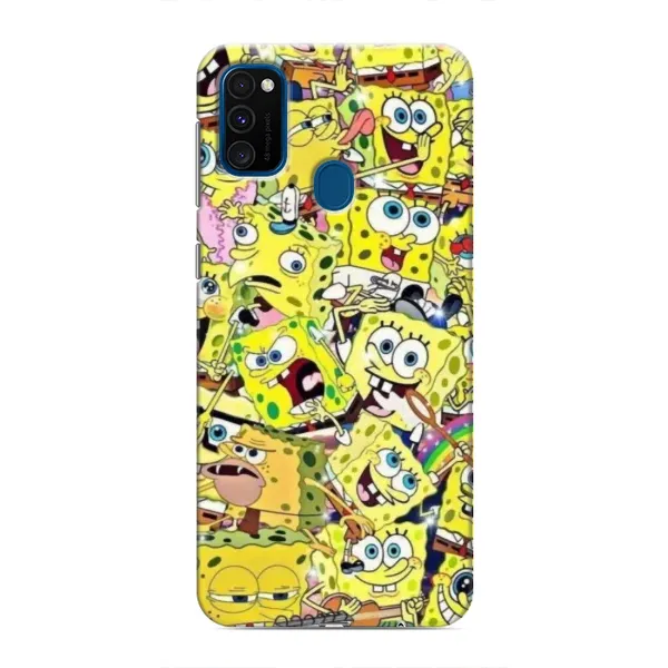 Чохол з принтом «Емоції Спан Боба» для Samsung Galaxy M31