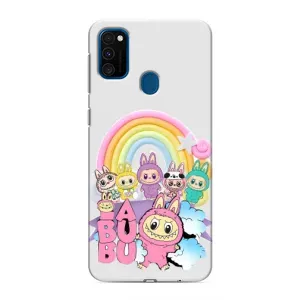 Чехол с Лабубу на Samsung Galaxy M31 (Фон Лабубу)