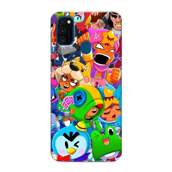 Чехол с принтом «Герои Бравл Старс» для Samsung Galaxy M31
