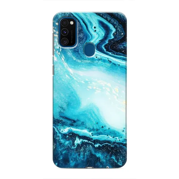 Чохол з принтом «Блакитний мрамор» для Samsung Galaxy M31 Чохол з принтом «Блакитний мрамор» для Samsung Galaxy M31