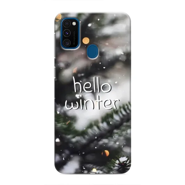 Чехол с принтом «Hello winter» для Samsung Galaxy M31