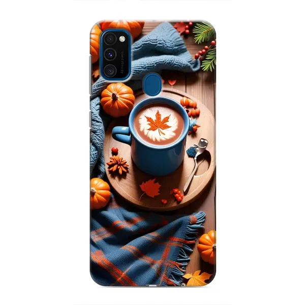 Чехол с принтом «Кофе и тыковки» для Samsung Galaxy M31 Чехол с принтом «Кофе и тыковки» для Samsung Galaxy M31