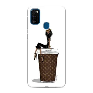 Чехлы Луи Витон для Samsung Galaxy M31 (AlphaPrint - LOUIS VUITTON) (кофе LOUIS VUITTON)