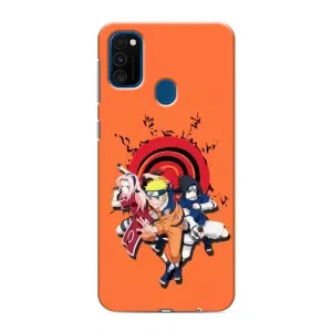 Naruto Anime Чехлы для Самсунг М31 (AlphaPrint) (команда Наруто)