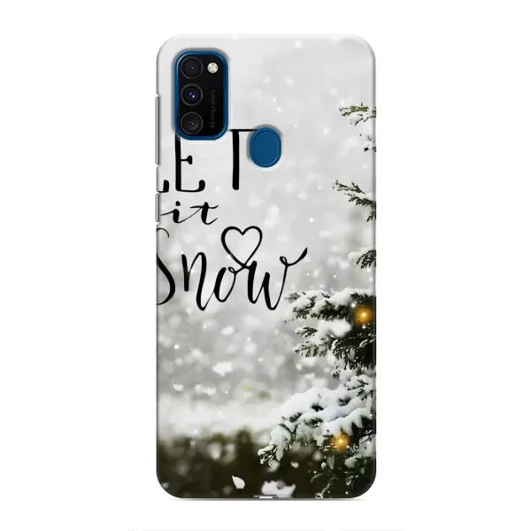 Чехол с принтом «Let it snow» для Samsung Galaxy M31