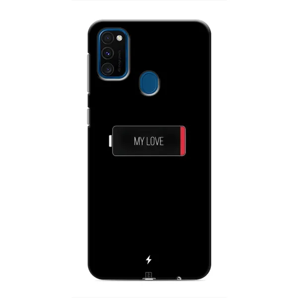 Чехол с принтом «Love battery» для Samsung Galaxy M31 Чехол с принтом «Love battery» для Samsung Galaxy M31