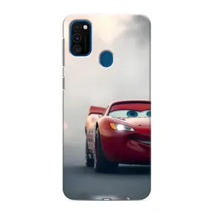 Силиконовый чехол Маквин для Samsung Galaxy M31 (Скоростной Маквин)