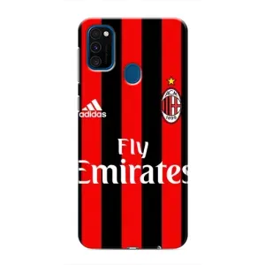 Чехлы для Samsung Galaxy M31 (VPrint) - Футбольные клубы (Milan)