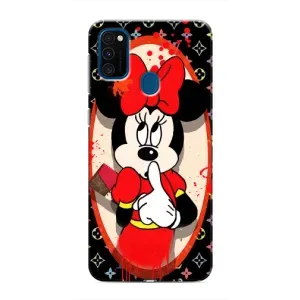 Чехол Disney Mouse Samsung Galaxy M31 (PREMIUMPrint) (Минни Маус ЛВ)