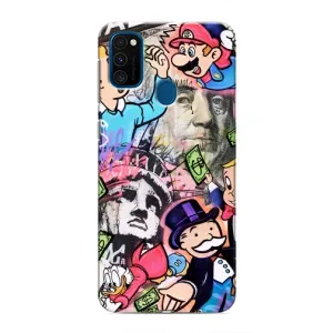 Чехлы с крутыми принтами для Samsung Galaxy M31 - (PREMIUMPrint) (Monopoly man)