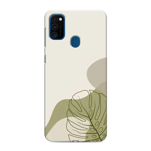 Чехол с принтом «Зеленая монстера дизайн» для Samsung Galaxy M31 Чехол с принтом «Зеленая монстера дизайн» для Samsung Galaxy M31