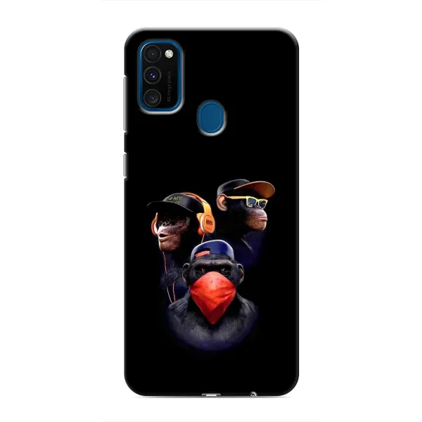 Чехол с принтом «Три обезьяны» для Samsung Galaxy M31