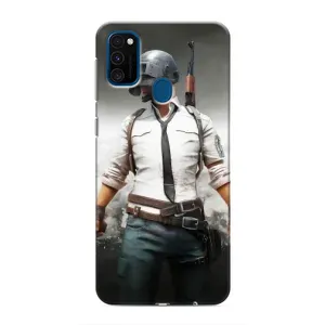 Чехол PUBG для Самсунг М31 (AlphaPrint) (Пабг мен)