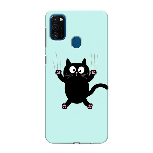 Чехол с принтом «Падающий кот» для Samsung Galaxy M31
