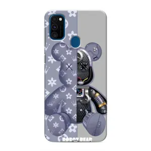 Крутые Чехлы Луи Виттон для Samsung Galaxy M31 (AlphaPrint) (Робот Мишка)