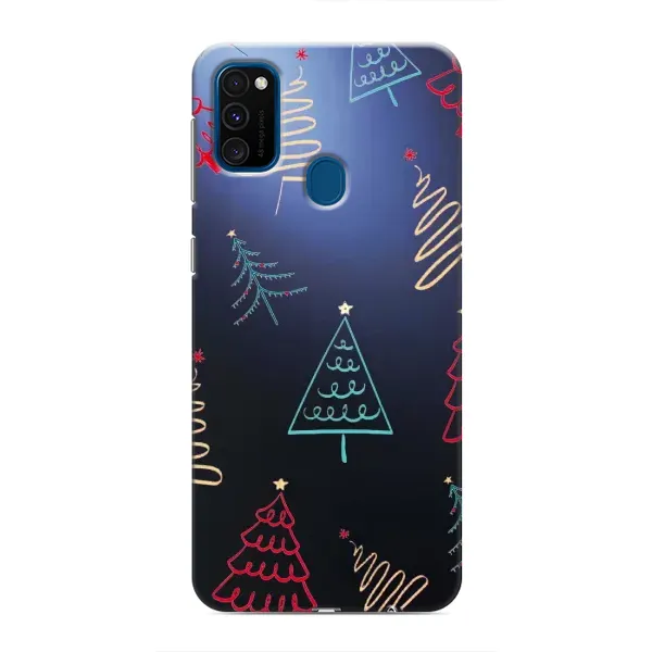 Чехол с принтом «Рождественские елки» для Samsung Galaxy M31 Чехол с принтом «Рождественские елки» для Samsung Galaxy M31