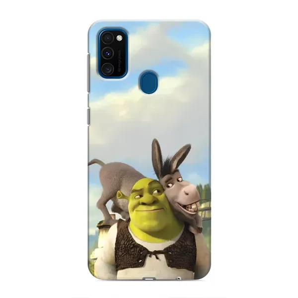 Чехол с принтом «Шрек и Осел» для Samsung Galaxy M31