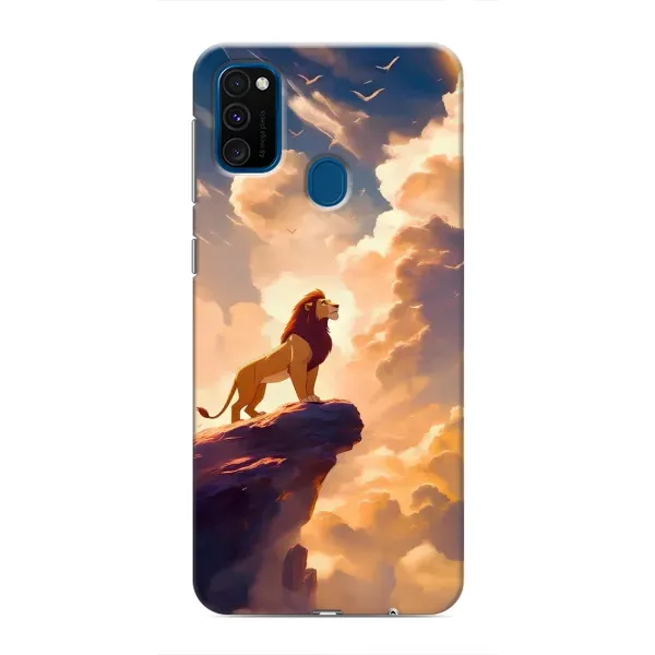Чехол с принтом «Симба на скале» для Samsung Galaxy M31
