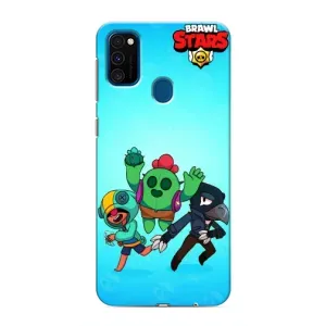 Чехлы Brawl Stars для Samsung Galaxy M31 (AlphaPrint) (Трио героев)