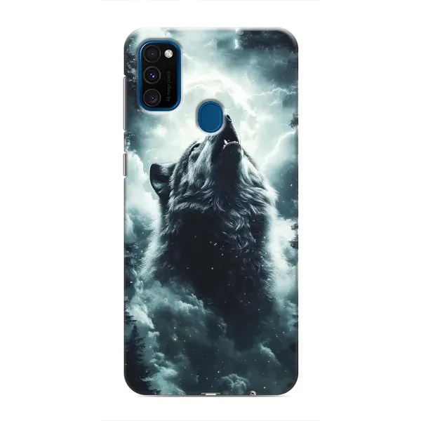 Чехол с принтом «Волк в облаках» для Samsung Galaxy M31 Чехол с принтом «Волк в облаках» для Samsung Galaxy M31