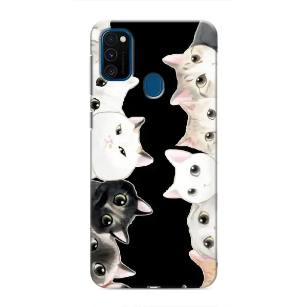 Чехол с принтом «Взгляд котов» для Samsung Galaxy M31 Чехол с принтом «Взгляд котов» для Samsung Galaxy M31