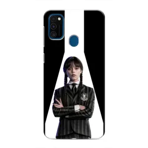 Чехлы Венсдей на Samsung Galaxy M31 Уэнсдей (AlphaPrint) (W-Wednesday)