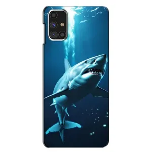 Чехол с картинкой «Хищники» для Samsung Galaxy M31s (Акула под водой)