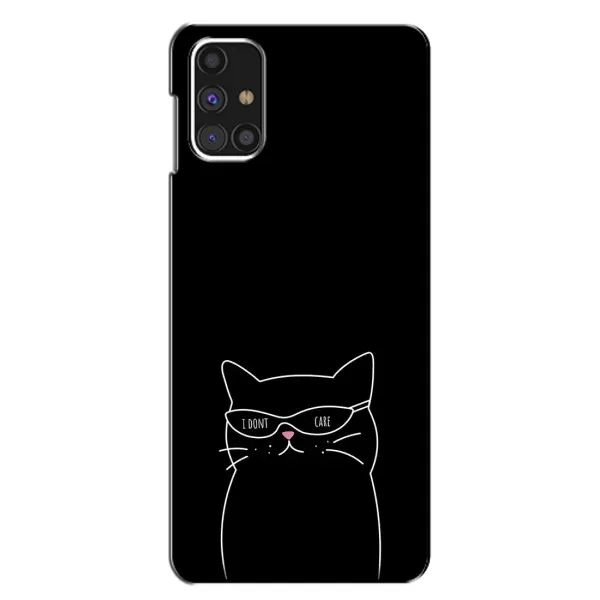 Чехол с принтом «Равнодушный кот» для Samsung Galaxy M31s